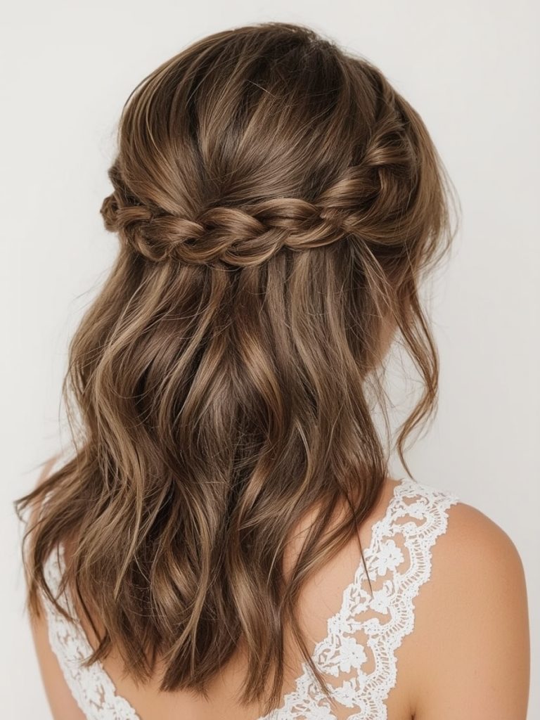 Asymmetrical Updo Bridemaids Hairstyles