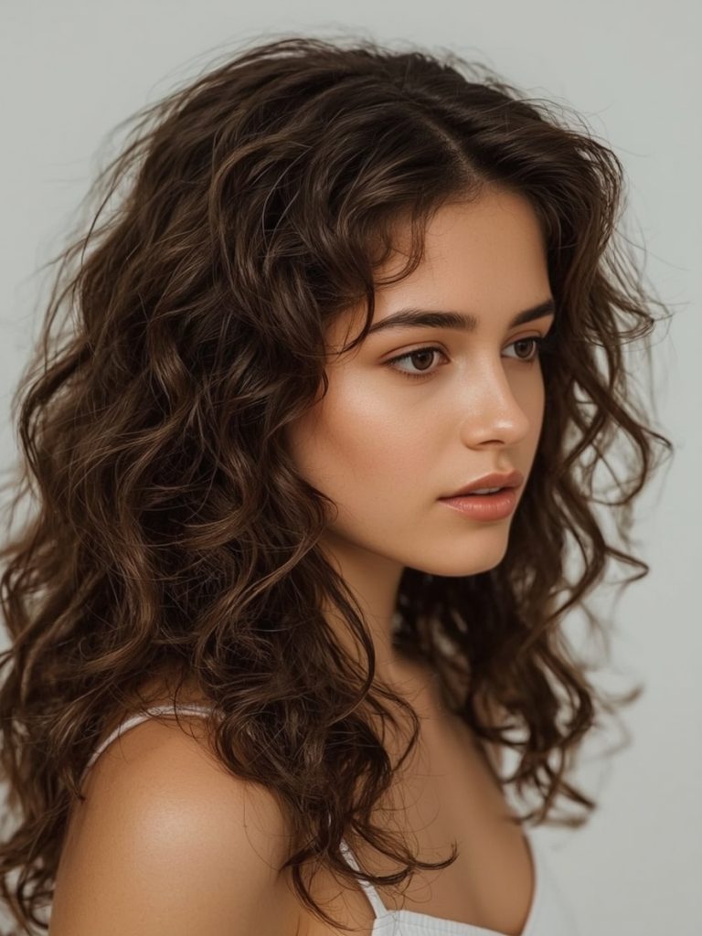 Hair Styles Curly Hairstyles: Ribbon Wrapped Curls