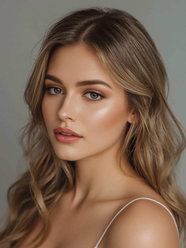 Simple Low Bun with Statement Earrings Bridemaids Hairstyles