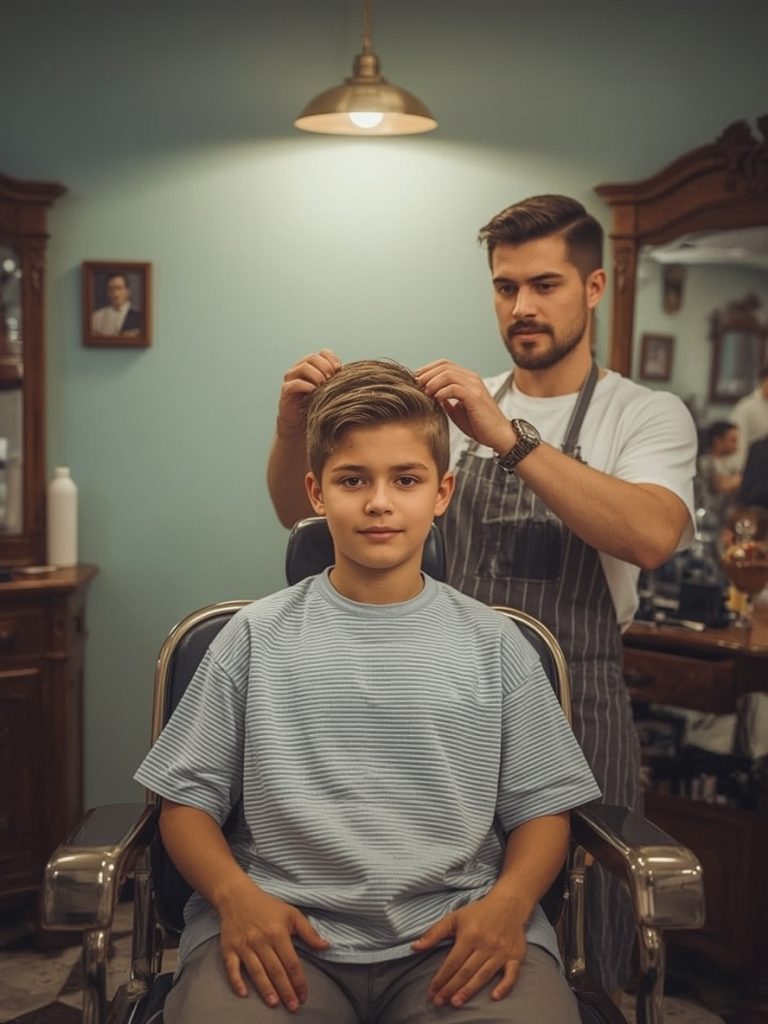 Boys Summer Haircut: The Temple Fade