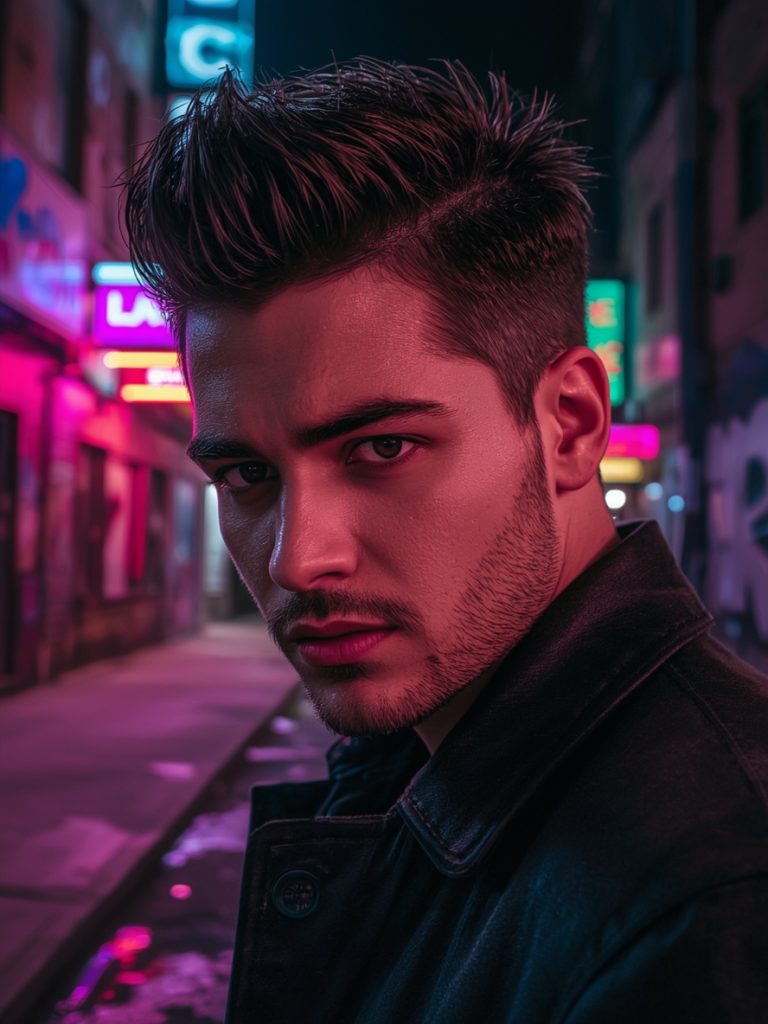 Men's Short Hair: The Messy Fringe with Undercut