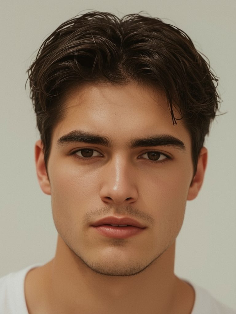 Men's Short Hair: The Drop Fade with Textured Fringe