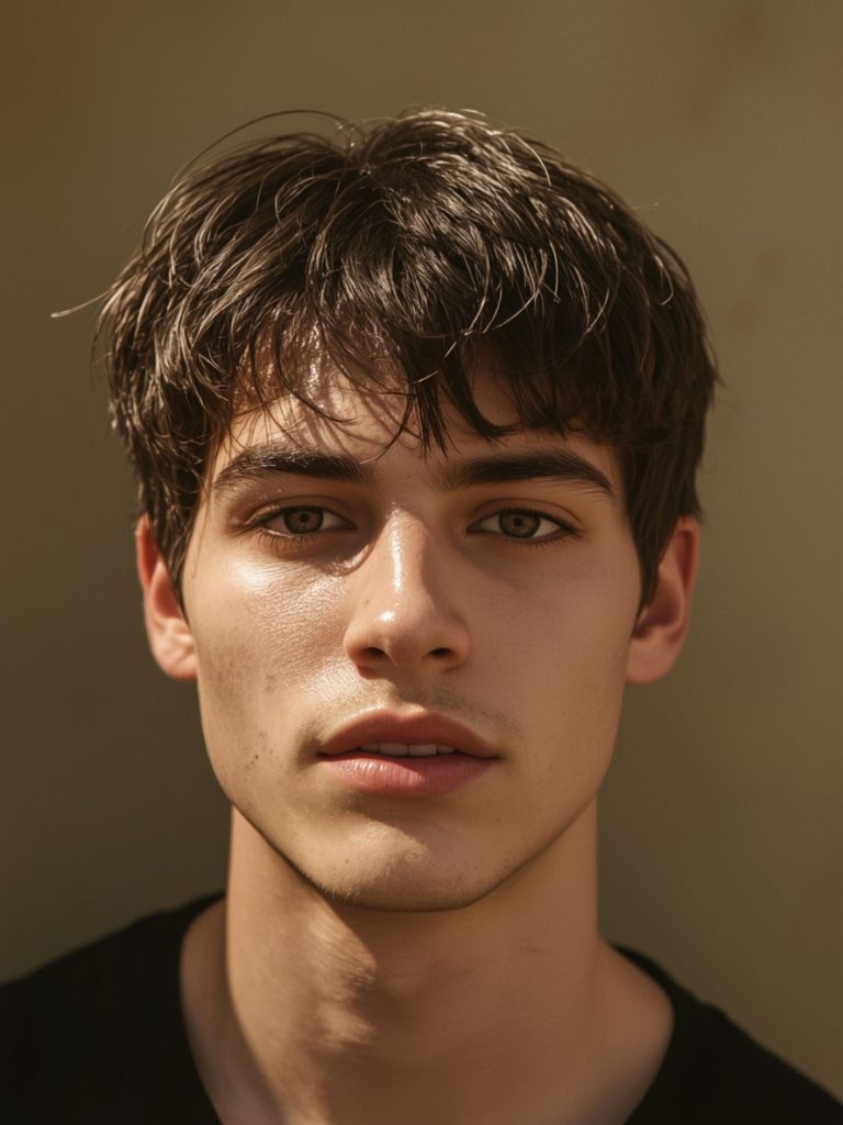 Men's Short Hair: The Buzz Cut with Line Up