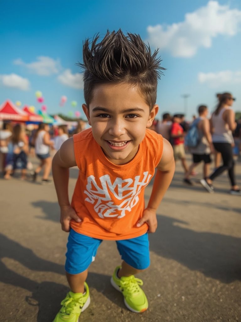 Boys Summer Haircut: The Textured Fringe