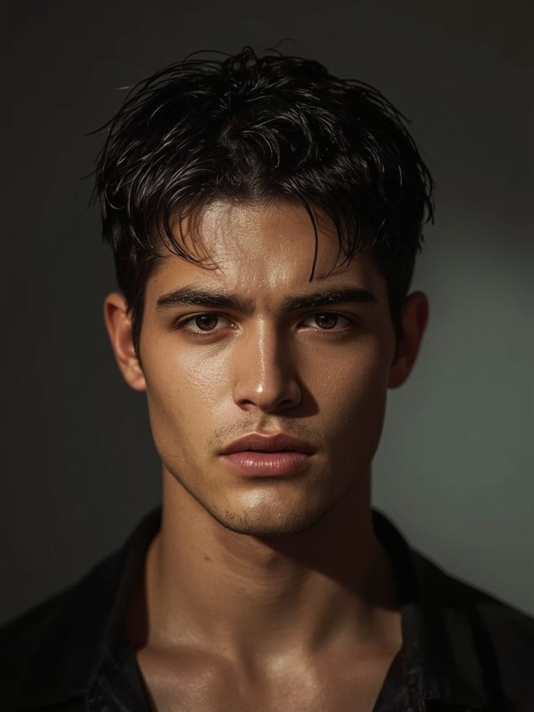 Men's Short Hair: The Comb Over Fade