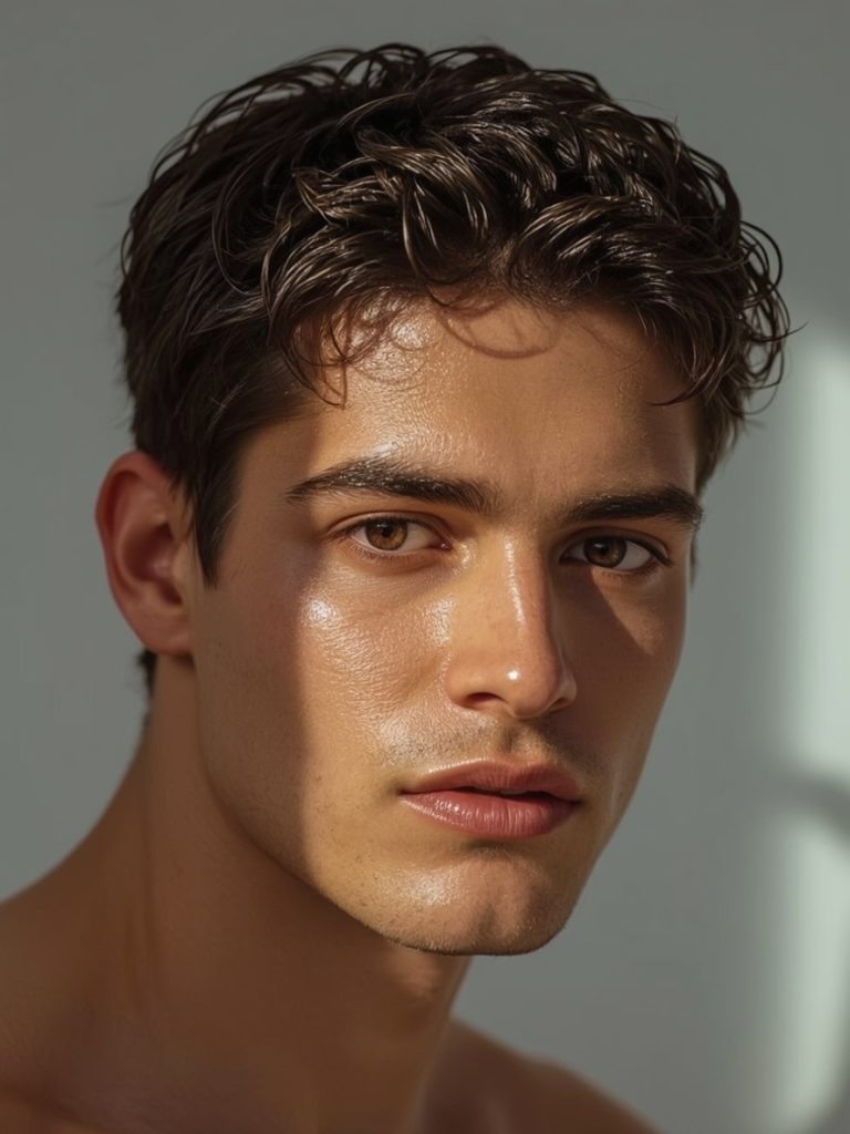 Men's Short Hair: The Side Swept Undercut