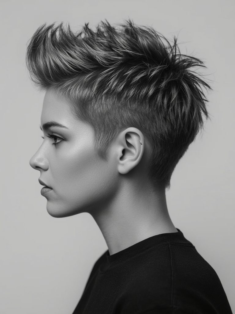 The Shag-Inspired Spiky Pixie Haircut Spikes