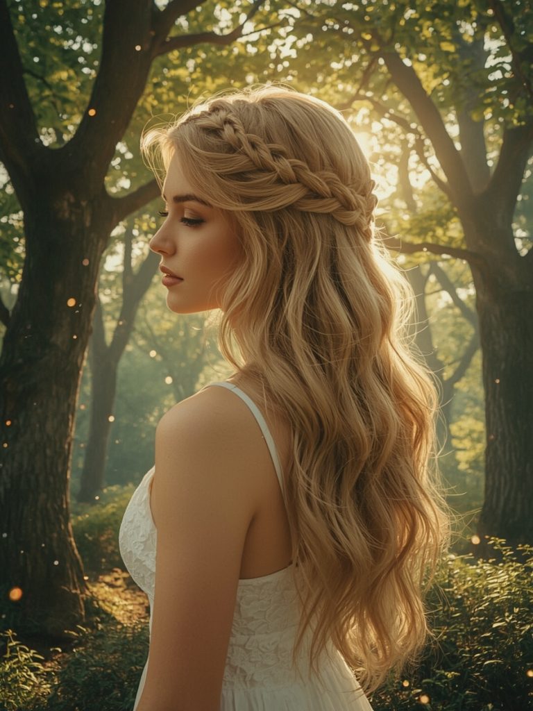 Braids Ideas: Twisted Crown Braid Hair Style