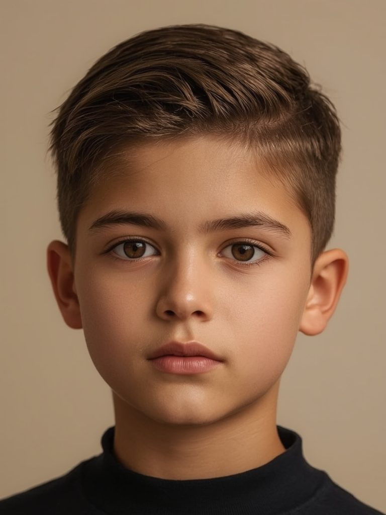 Boys Summer Haircut: The Long on Top, Short on Sides
