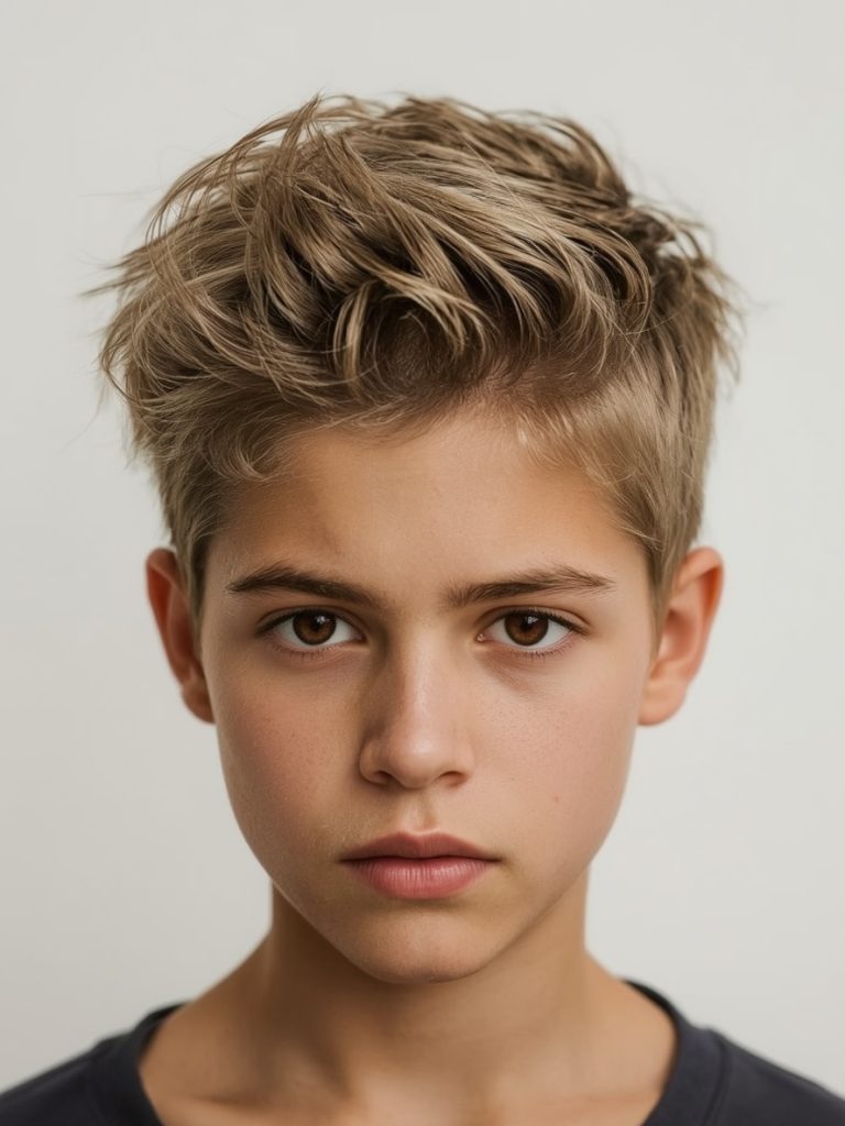 Boys Summer Haircut: The Quiff