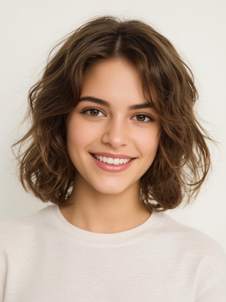 Hair Styles Curly Hairstyles: Braided Headband with Curls