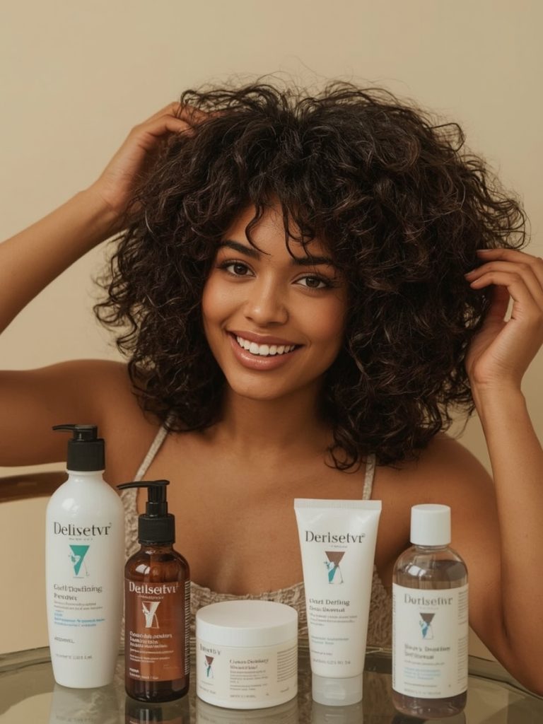 Hair Styles Curly Hairstyles: Low Curly Bun with Tendrils