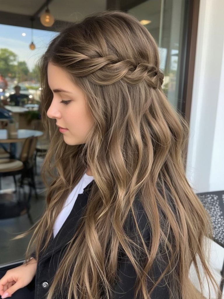 Braids Ideas: Milkmaid Braid Hair Style