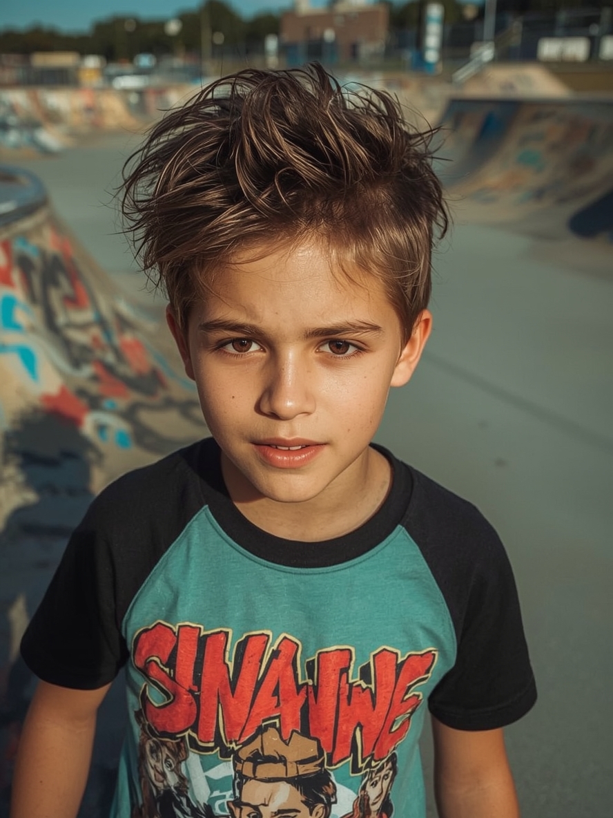 Boys Summer Haircut: The Classic Crew Cut