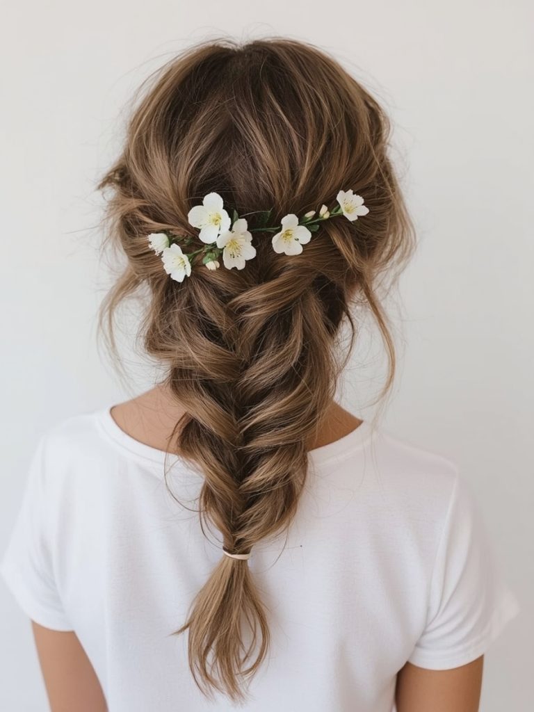 Messy Bun Bridemaids Hairstyles
