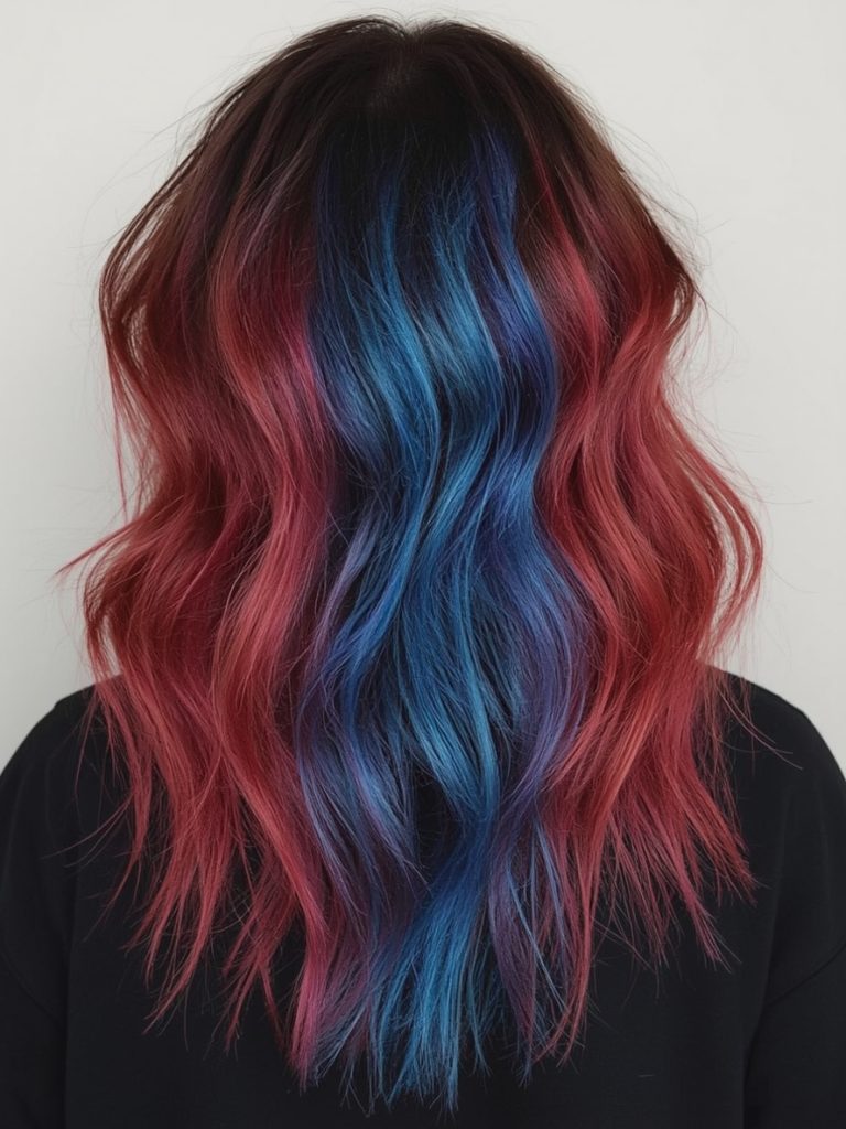 Rainbow Roots Undercolor Hair