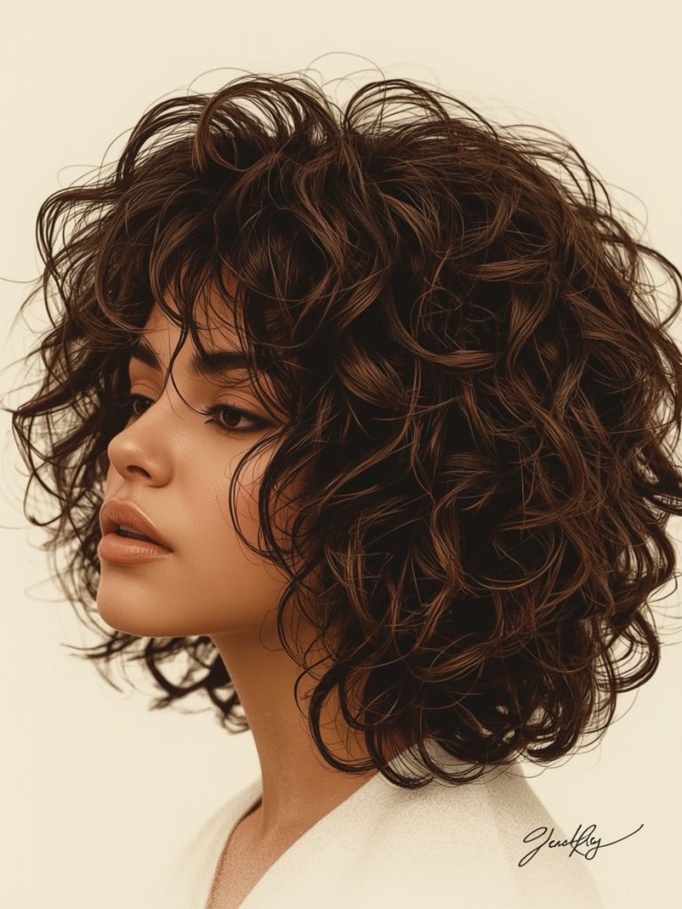 Hair Styles Curly Hairstyles: Defined Spiral Curls