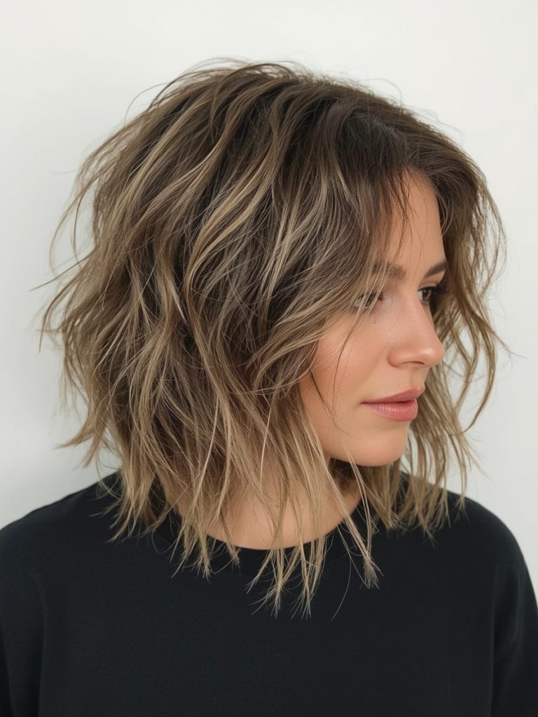Voluminous Blowout Lob for Shoulder Length Hair Thin Fine