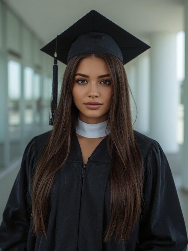 The Inverted Ponytail (Topsy Tail) Graduation Hair