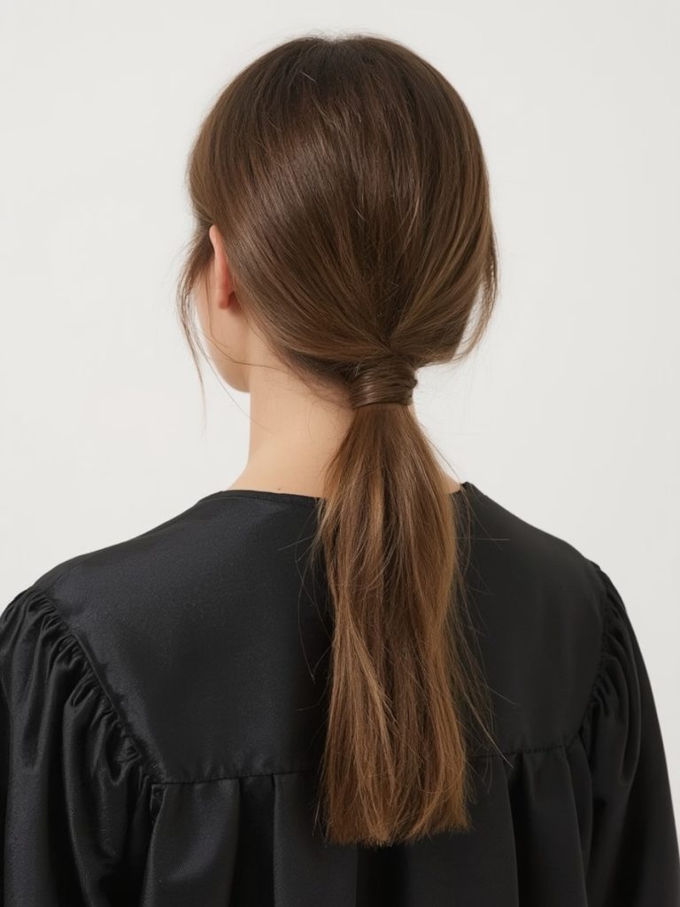 Crown Braid Updo Graduation Hair