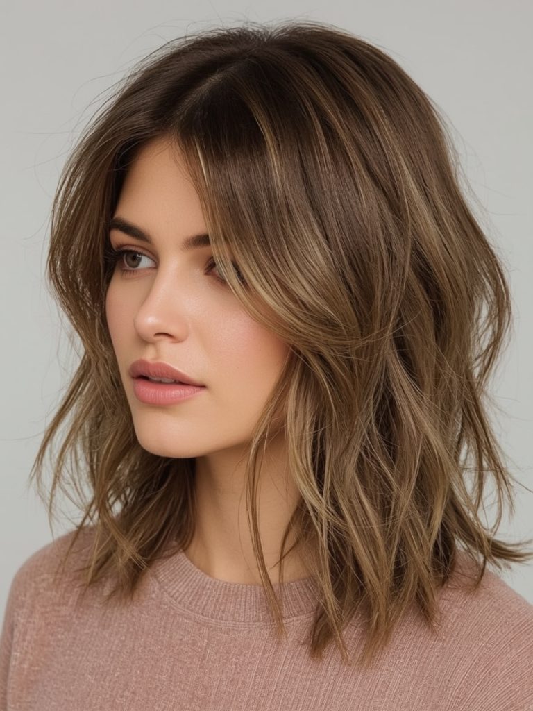 Wispy Layered Cut for Shoulder Length Hair Thin Fine