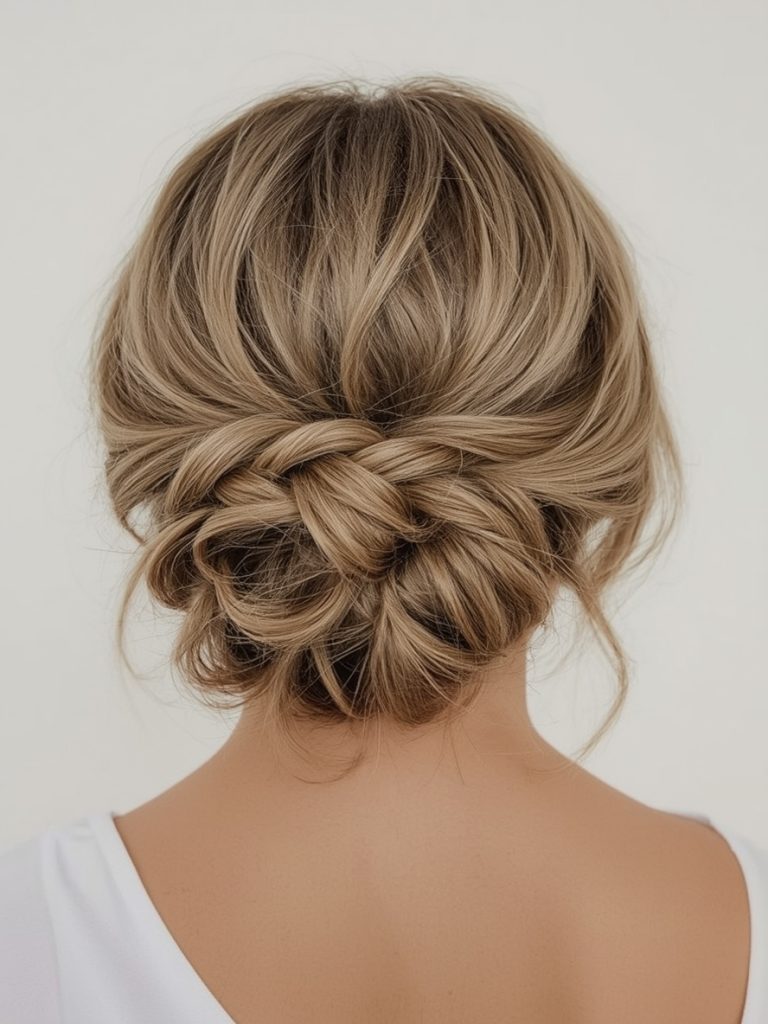 Twisted Updo Bridemaids Hairstyles