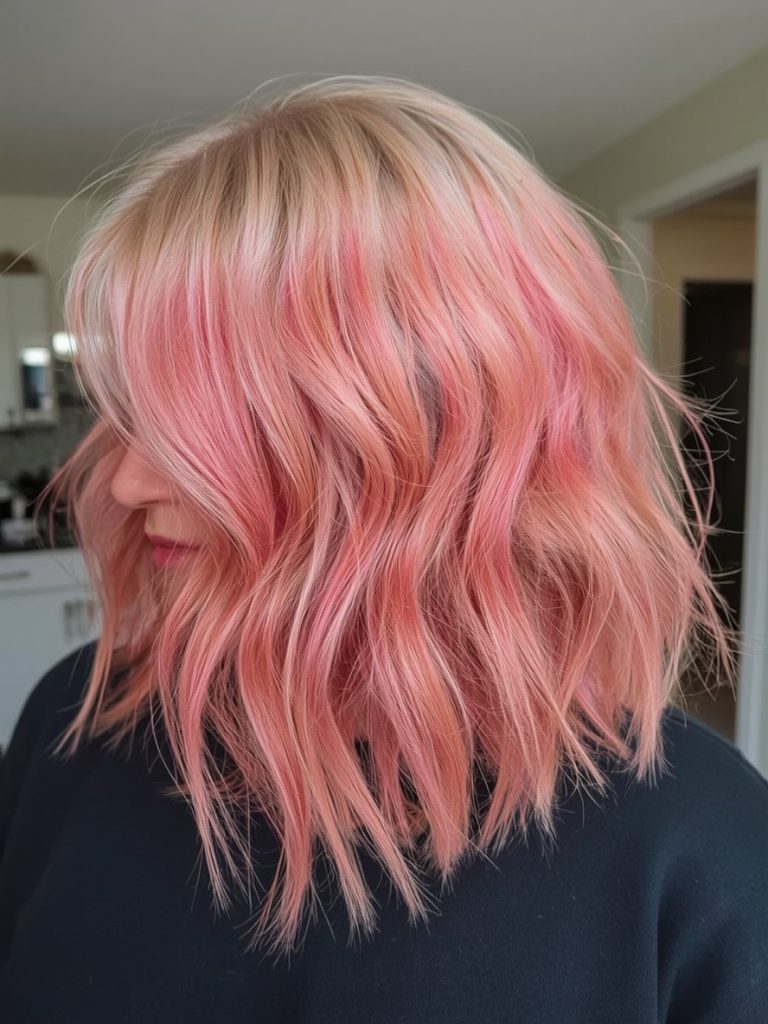 Subtle Grey Undercolor Hair