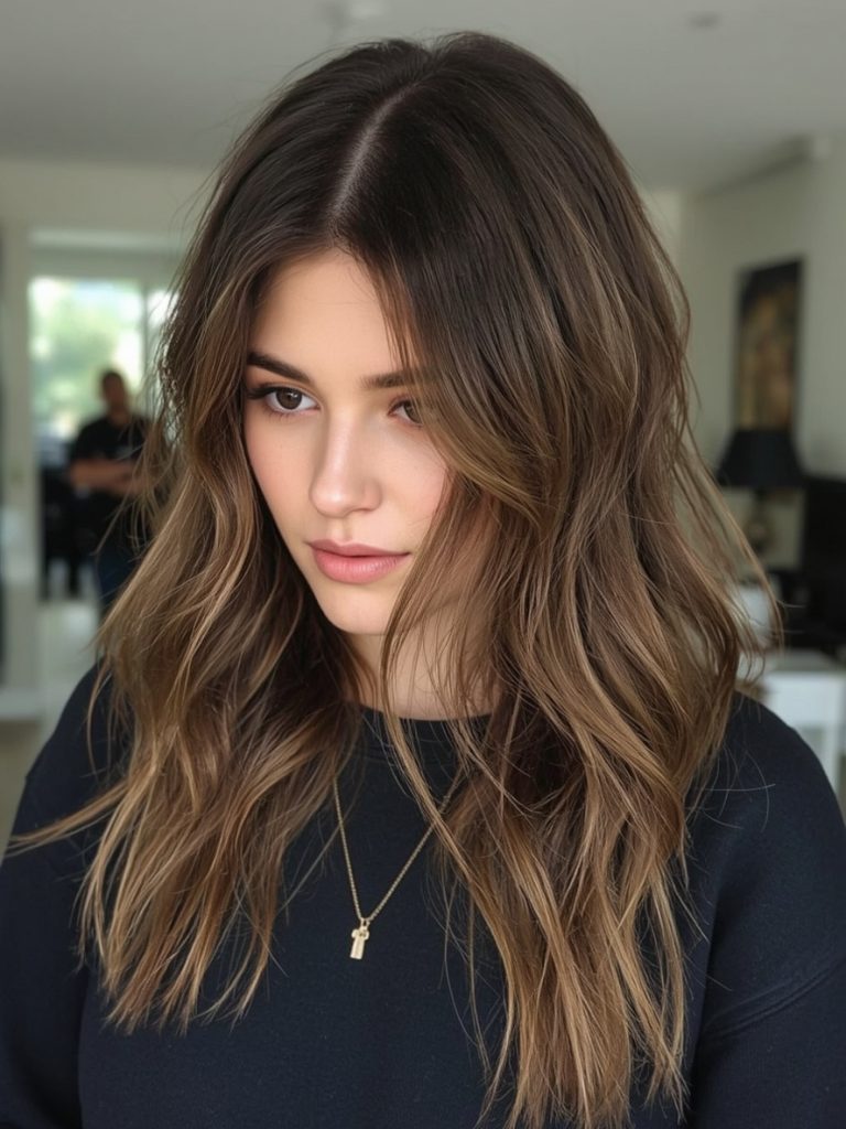 Hidden Rainbow Undercolor Hair