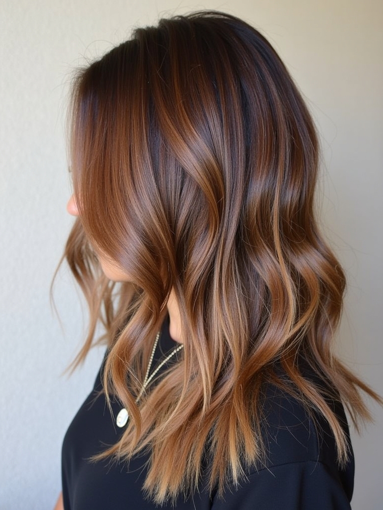 Honey Brown Balayage: Caramel Butter