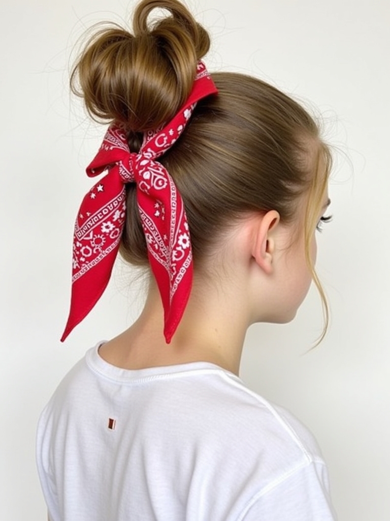 Easy Hairstyles For School: Side Fishtail Braid with Flowers