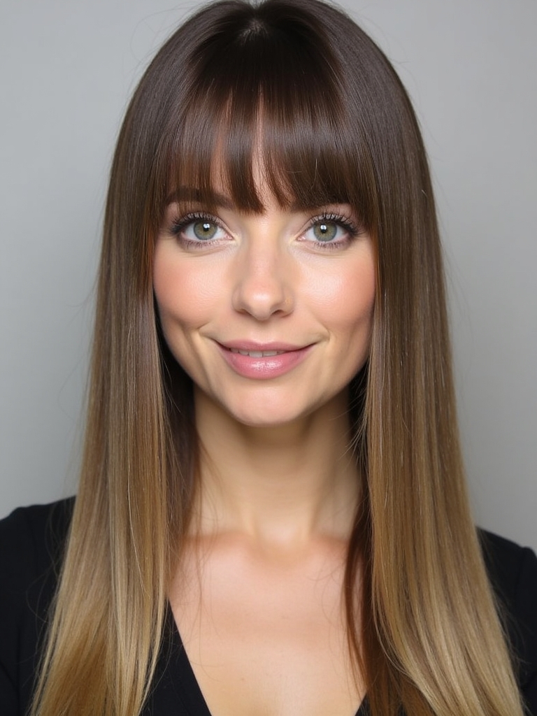 Long Haircut Ideas: High Bun with Braided Accent