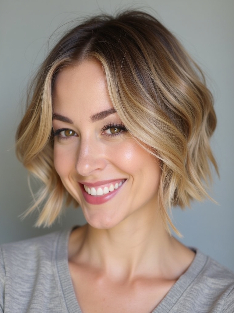 Angled Bob Haircut: Afro Angled Bob