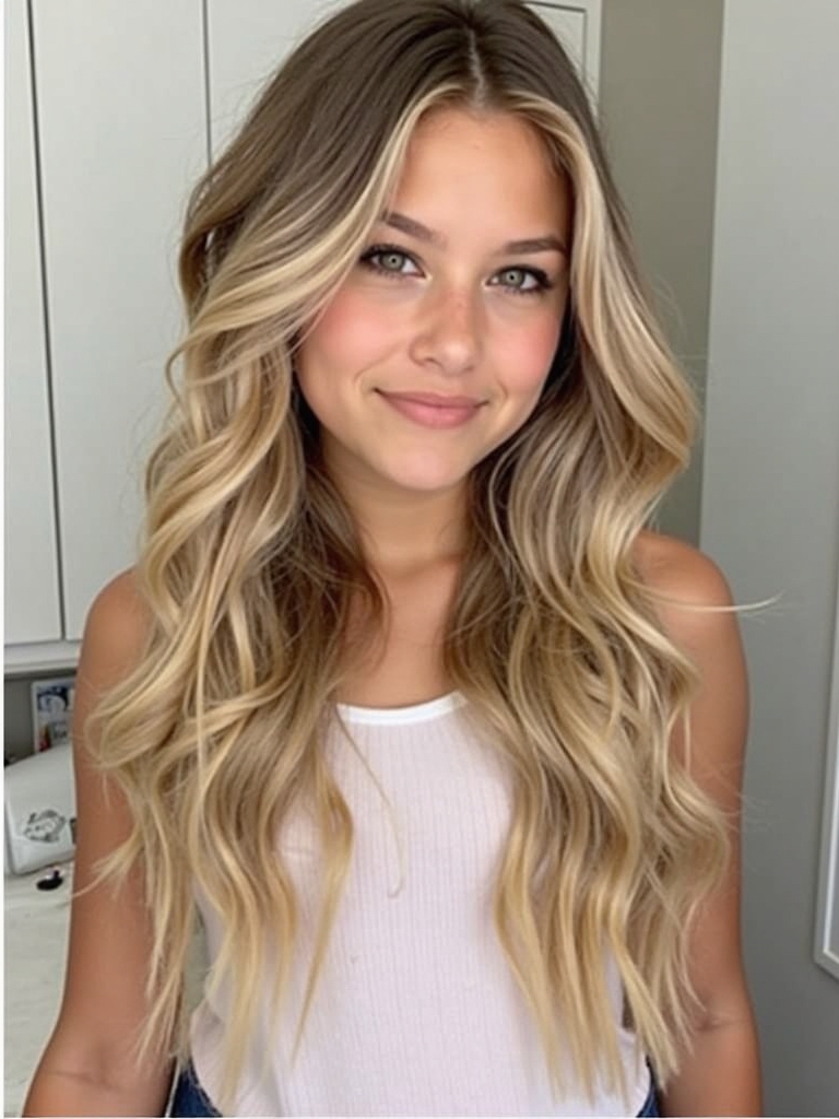 Easy Hairstyles For School: Curly High Ponytail