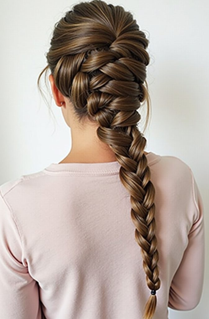 Long Haircut Ideas: Sleek Low Ponytail