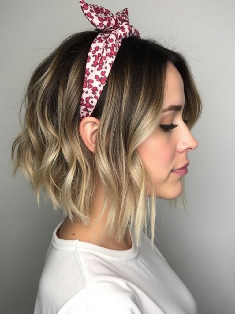 Angled Bob Haircut: The Side-Swept Angled Bob