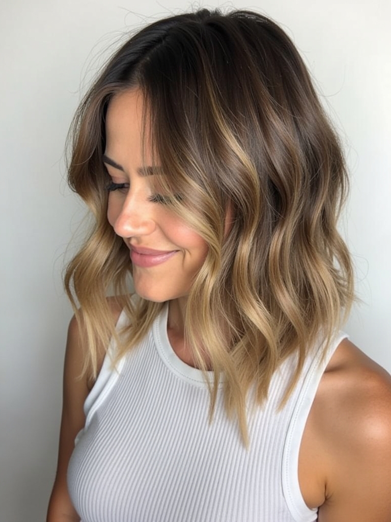 Angled Bob Haircut: Choppy Angled Bob