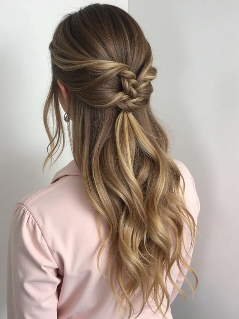 Cute Easy Hairstyles: Waterfall Braid