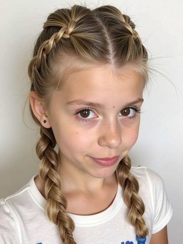 Easy Hairstyles For School: Waterfall Braid