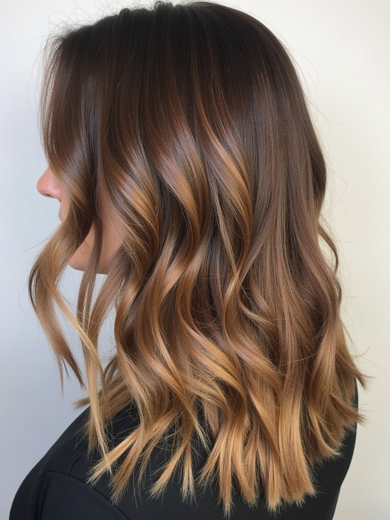 Honey Brown Balayage: Sunkissed Honey