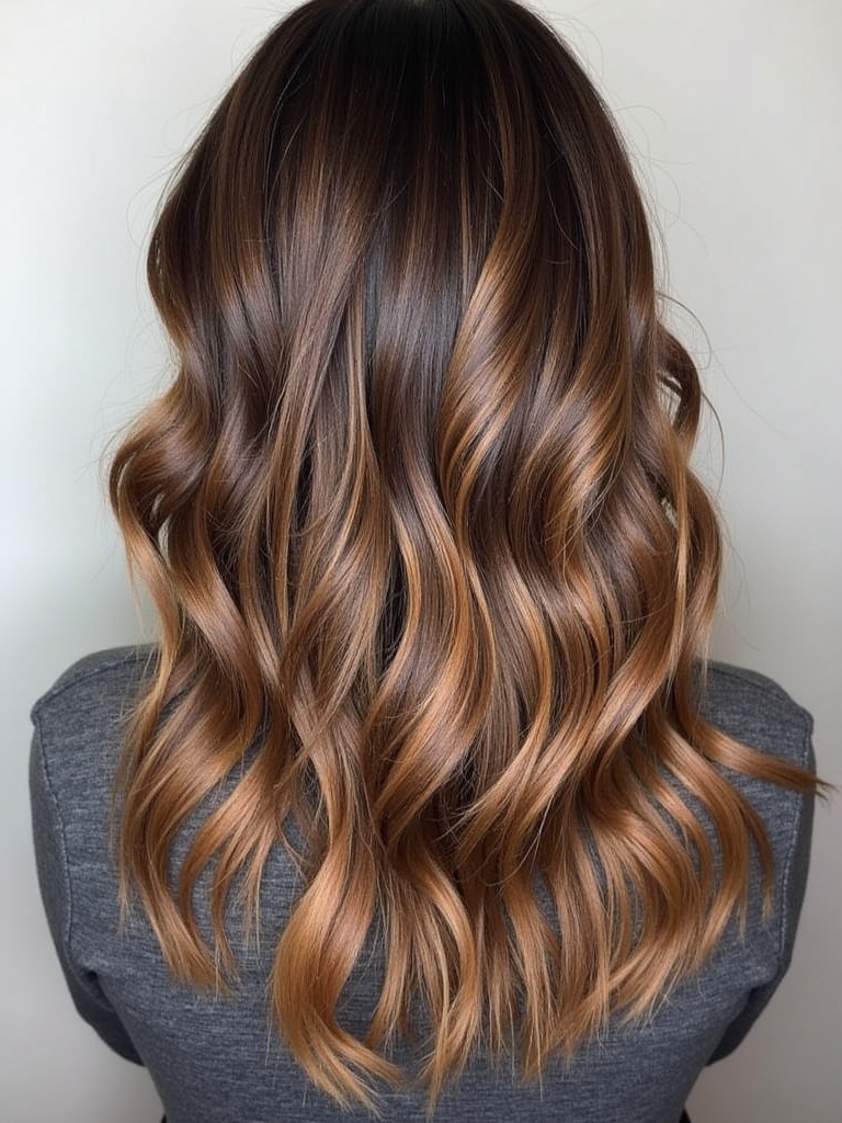 Sugared Almond Caramel Balayage