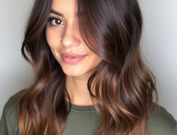 Deep Chocolate Caramel Balayage