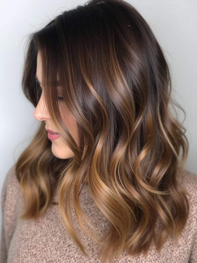 Caramel Pecan Pie Balayage