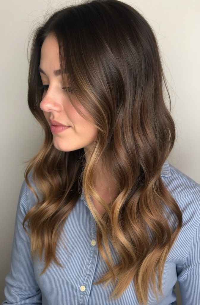 Golden Bronze Caramel Balayage