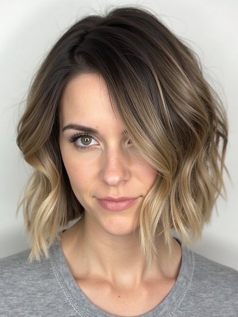 Angled Bob Haircut: Classic Chic