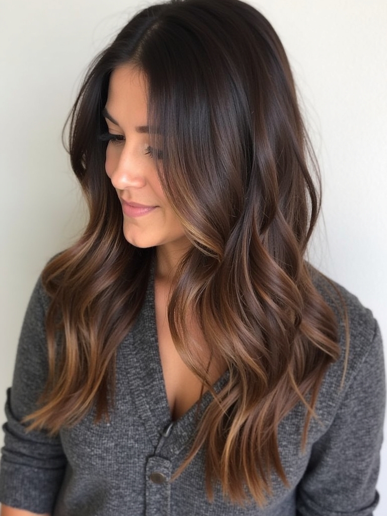 Cinnamon Spice Caramel Balayage