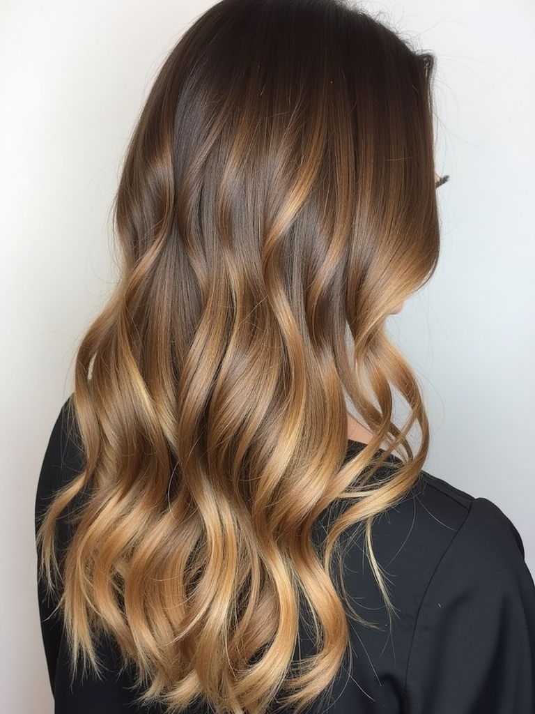 Honey Brown Balayage: Toffee Touch