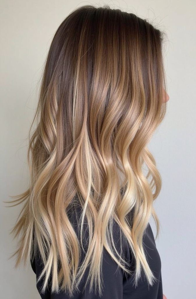 Honey Brown Balayage: Bronzed Beauty