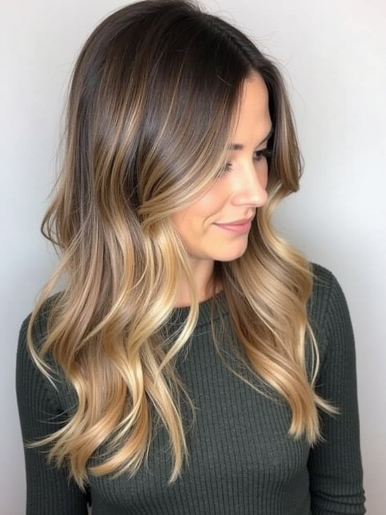 Long Haircut Ideas: One-Length with Long Side Bangs