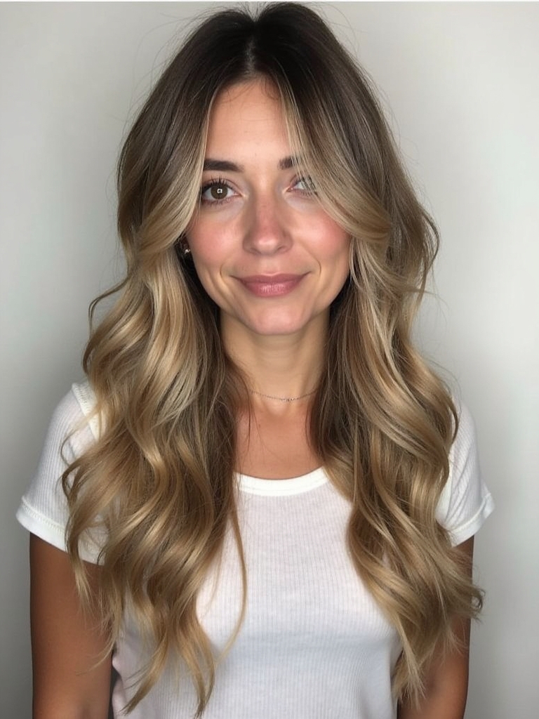 Long Haircut Ideas: Face-Framing Highlights with Layers