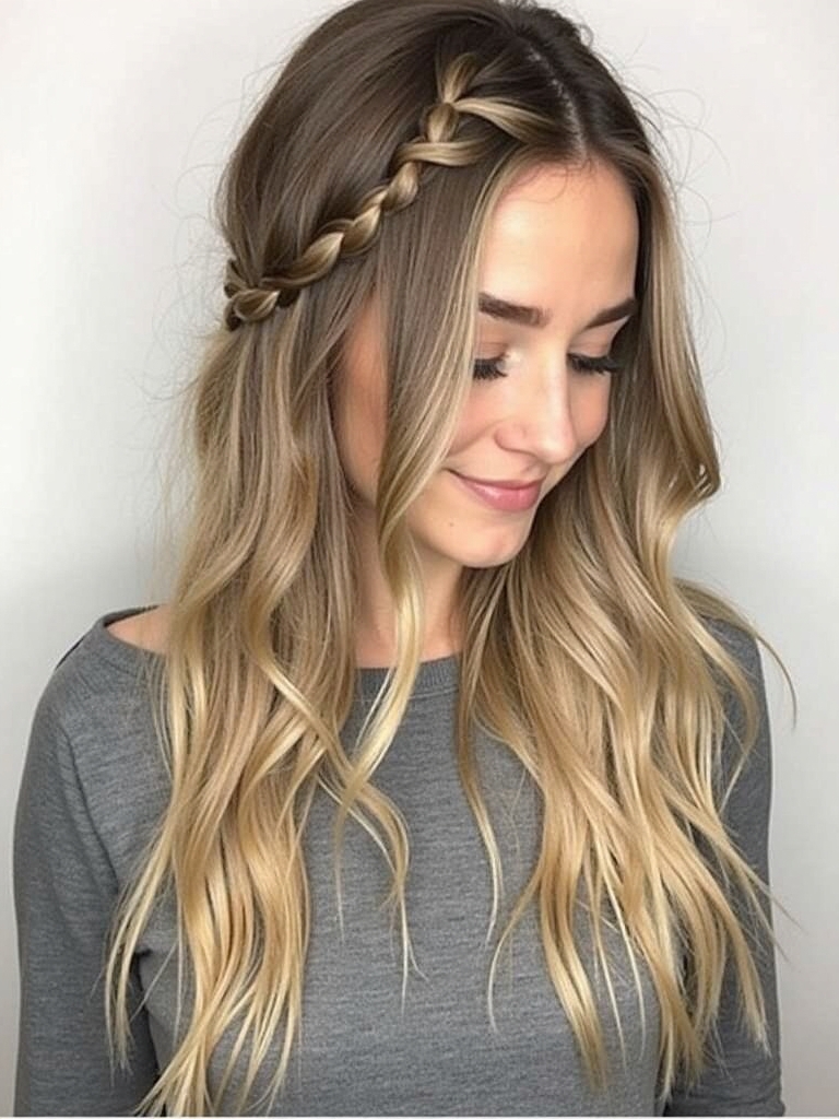 Long Haircut Ideas: Deep Side Bangs and Soft Layers